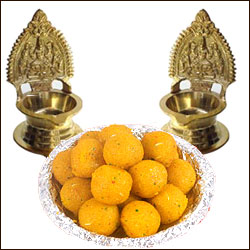 "Lakshmi Brass Diyas - Click here to View more details about this Product
